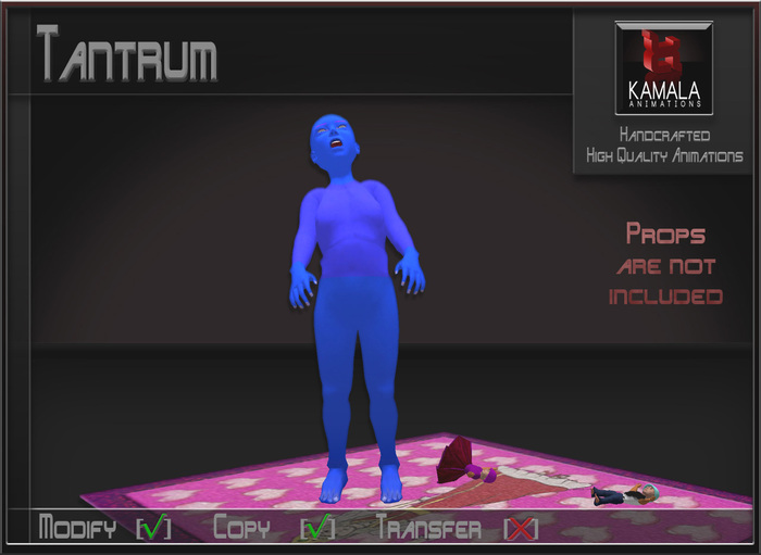 Kids Child SL  *Tantrum* Copyable Poseball