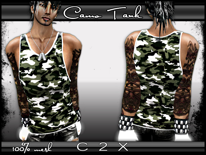 ~C2X~ Camo Tank -Forrest- [MESH]