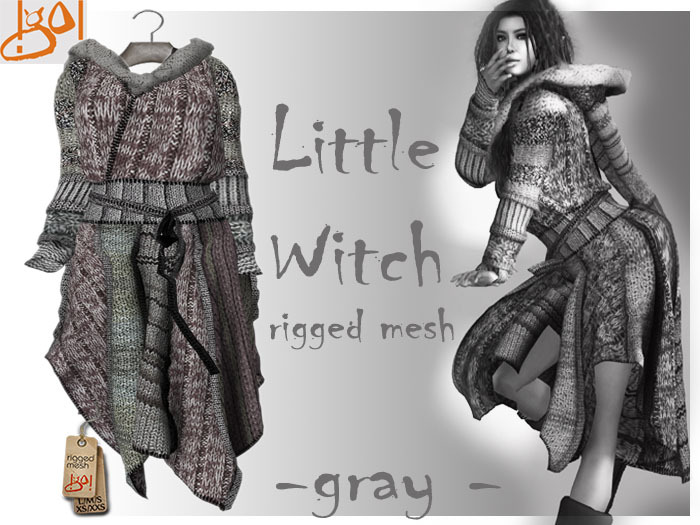 !gO! Little Witch -gray-