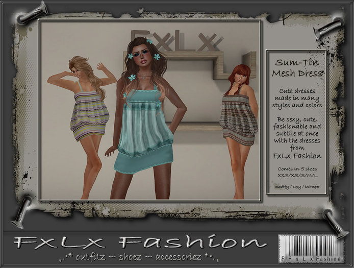 Sum-Tin Minty Mesh Dress