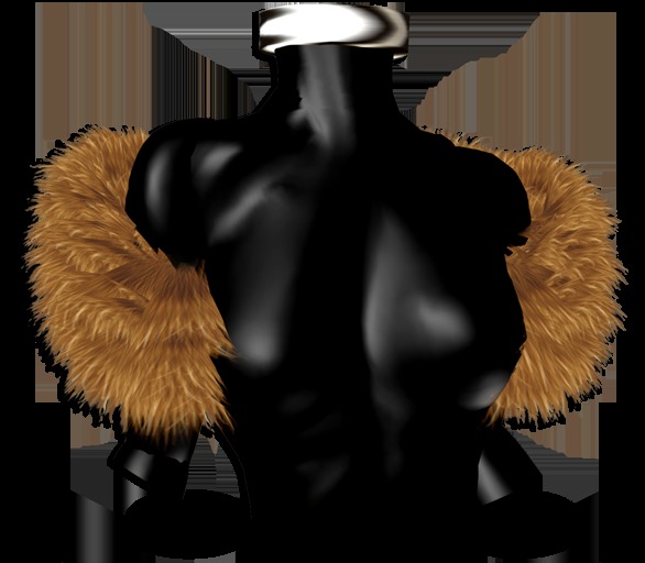 ((Crystal Line))Fur Stole-A-DEMO