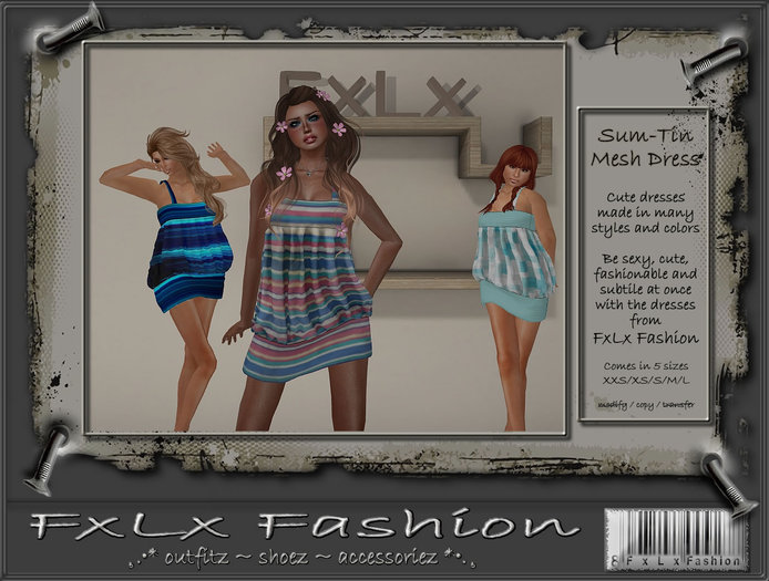Sum-Tin Dirty Mesh Dress