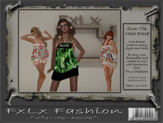 Sum-Tin 420 Mesh Dress