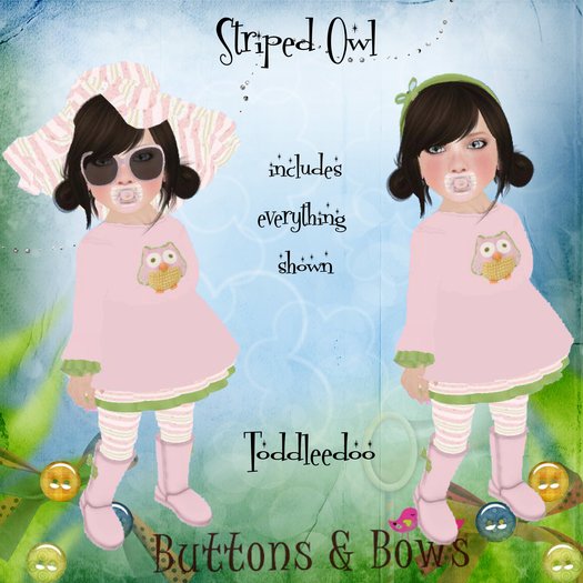 :BB: Striped owl Toddleedoo