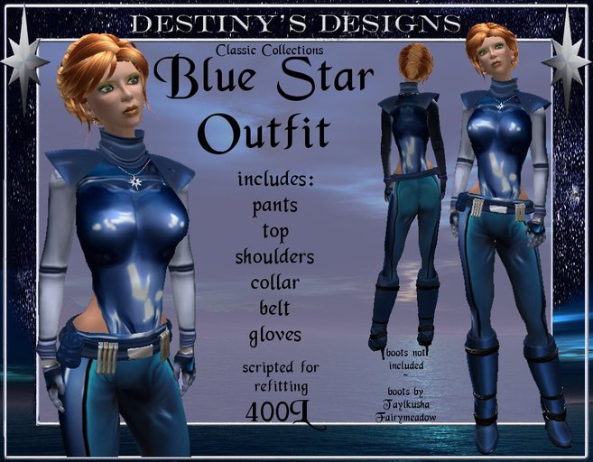 !~DD~! Blue Star Outfit