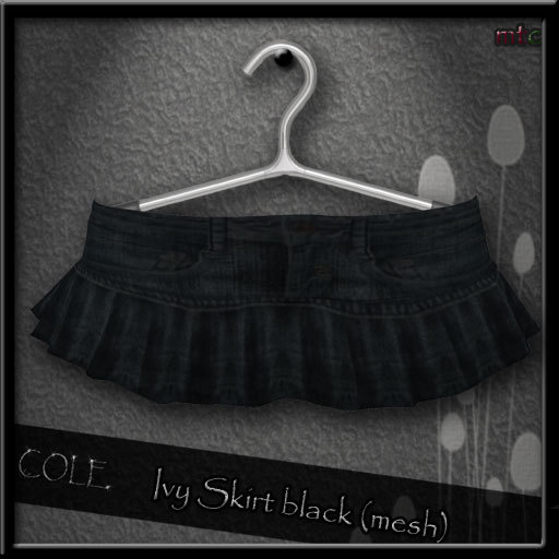 .:COLE:. Ivy Skirt black
