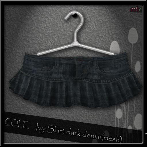 .:COLE:. Ivy Skirt dark denim