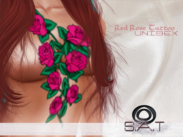 .: SAT :. Designs Red Rose Tattoo