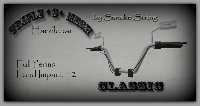 Mesh Motorbike Handlebar - Classic