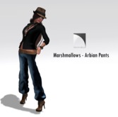 :: Marshmallows :: Arabian Pants Black 