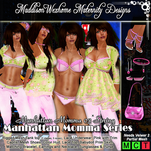 MW Manhattan Momma 03 Spring PROMO PRICE $249L$ MESH - RIGGED