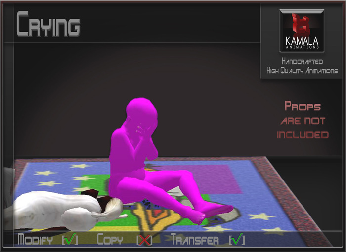 Kids Child SL  *Crying* Transferable Poseball