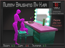 Kids Child SL  *Mummy Brushing My Hair* Transferable Poseballs