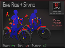 Kids Child SL  *Bike Ride and Stand* Transferable Poseballs