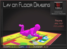 Kids Child SL  *Lay on Floor Drawing* Transferable Poseball