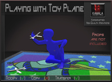 Kids Child SL  *Playing with Toy Plane* Transferable Poseball