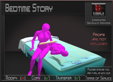 Kids Child SL *Reading a Bedtime Story* Animations for Builders