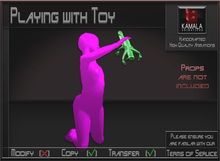 Kids Child SL *Playing with Toy* Animations for Builders