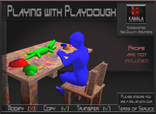 Kids Child SL *Playing with Playdough* Animations for Builders