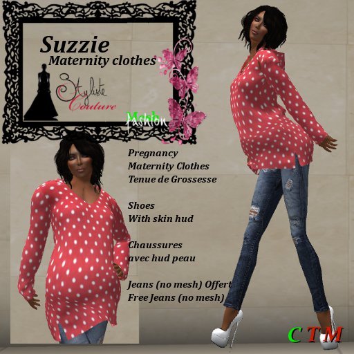 Suzzie Rouge pois blanc