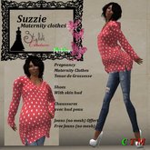 Suzzie Rouge pois blanc