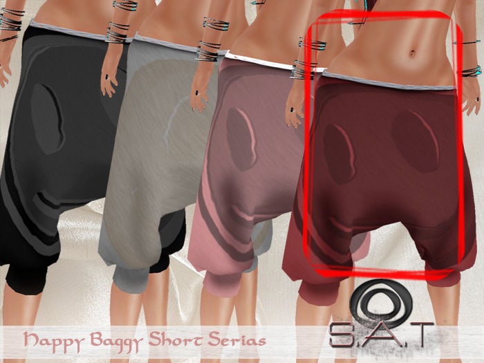 .: SAT :. Designs Mesh happy Baggy Red