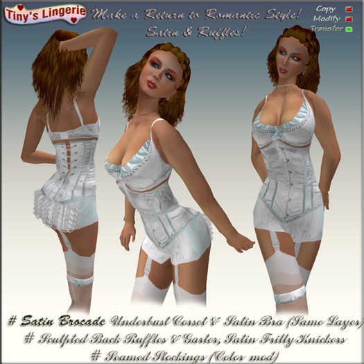Beth Corset, White
