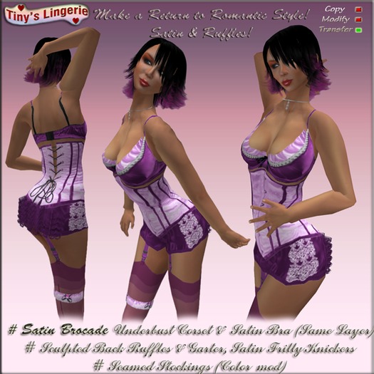 Beth Corset, Lilac