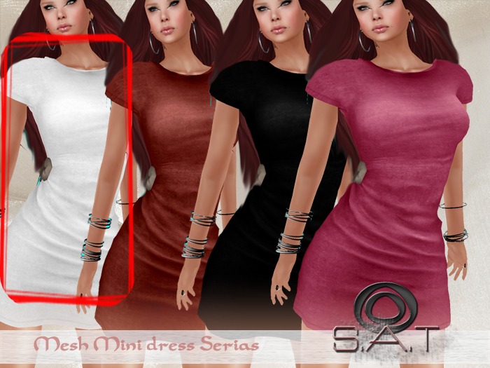 .: SAT :. Designs  Mini Dress White