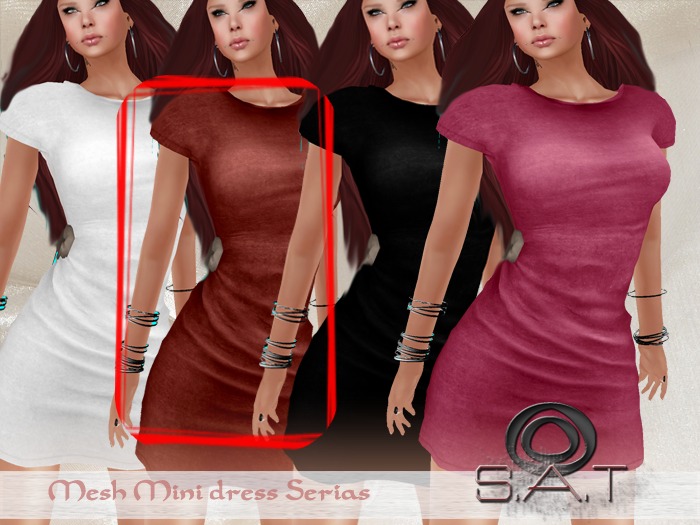 .: SAT :. Designs  Mini Dress Red