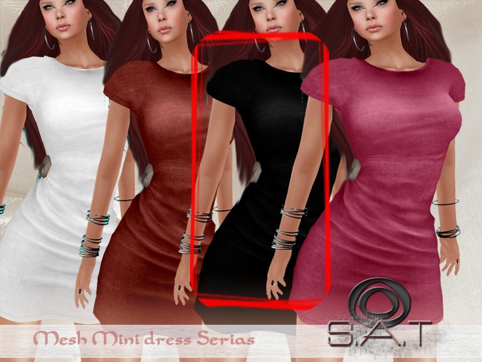 .: SAT :. Designs Mini dress Black