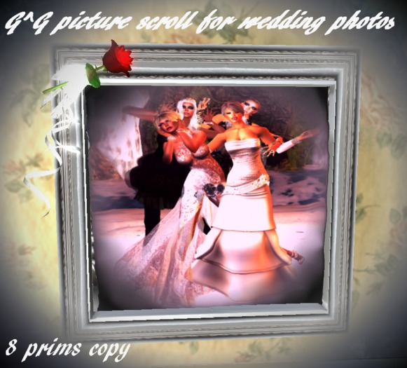 G^G picture scroll for wedding photos