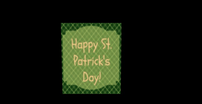 Happy St Patricks day poster 2