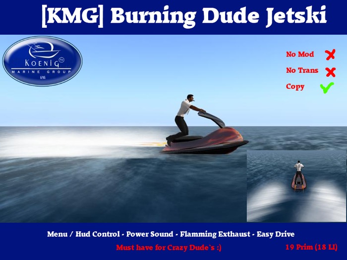 [KMG] Jetski v.1.4 Burning Dude Box