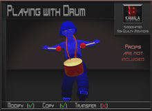 Kids Toddler LF *Playing with Drum* Copyable Poseball