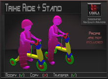 Kids Toddler LF *Trike Ride and Stand* Transferable Poseballs