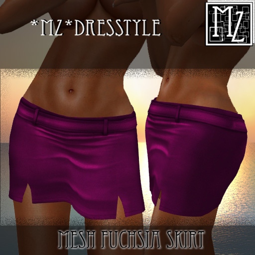 *MZ* MESH fuchsia skirts