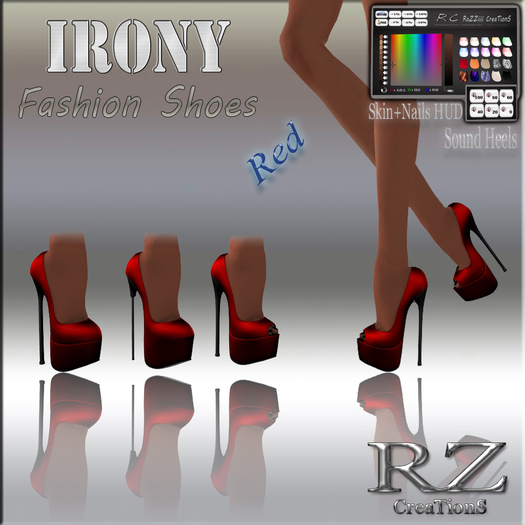 .:IRONY:. Fashion Shoes .:RED:.