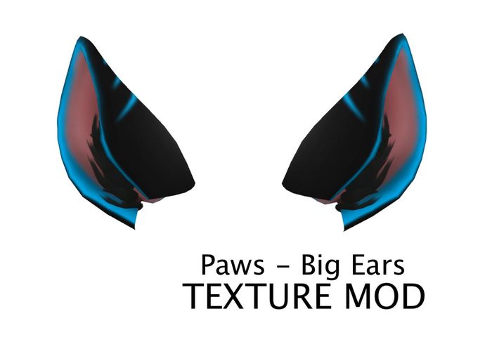 [Imp] Paws Big Ears Blue Black Texture Mod