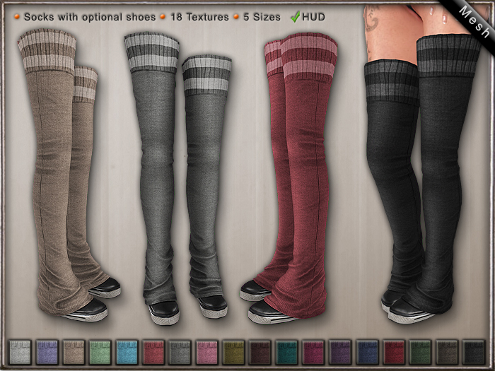 DN Mesh: Socks & Shoes: [DEMO]