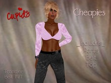 Short Sweater Set Pink