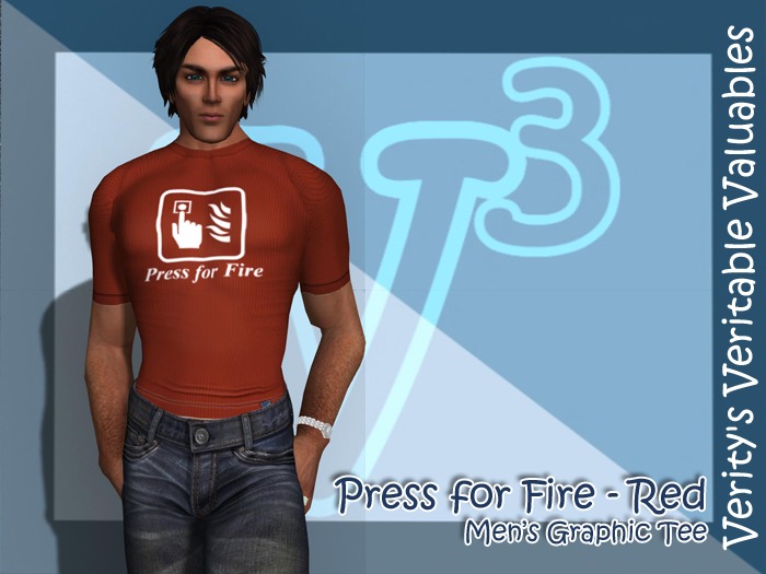[VStyle] Press for Fire Tee - Men's Red
