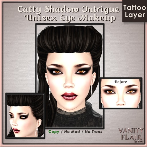 Catty Shadow Intrigue Eye Makeup - Unisex Eyeshadow 2.0 Tattoo Layer