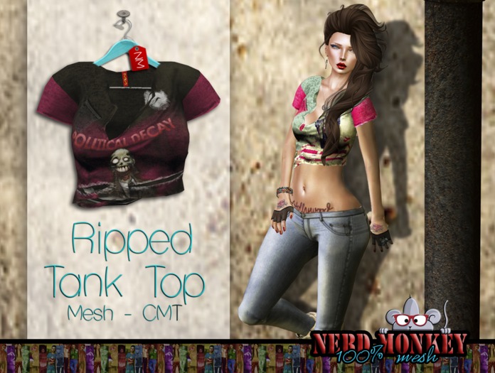 .::[NerdMonkey] - [Riped Tank Top 0.5]::.