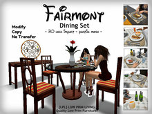 INTRO SALE! [LPL] Fairmont Dining Set - food rezzer, texture change