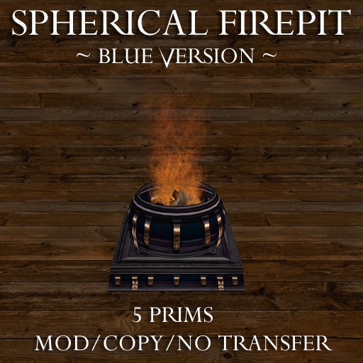 Domicile: Spherical Firepit (blue version)