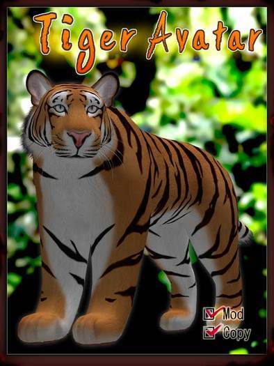 Tiger Avatar XSsize
