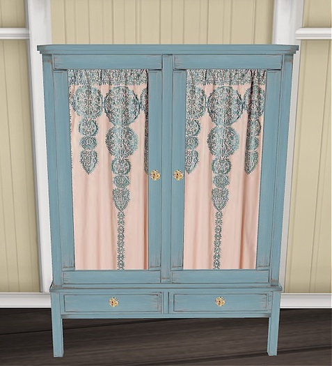BoatHouse High Cabinet: Blue