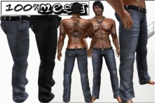 Tween Designs !!!....Male 2 Pair Jeans black&blue