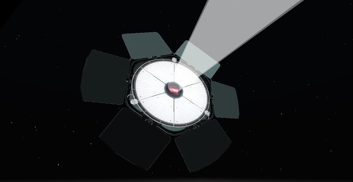Flood light wide beam menu controlled mod copy